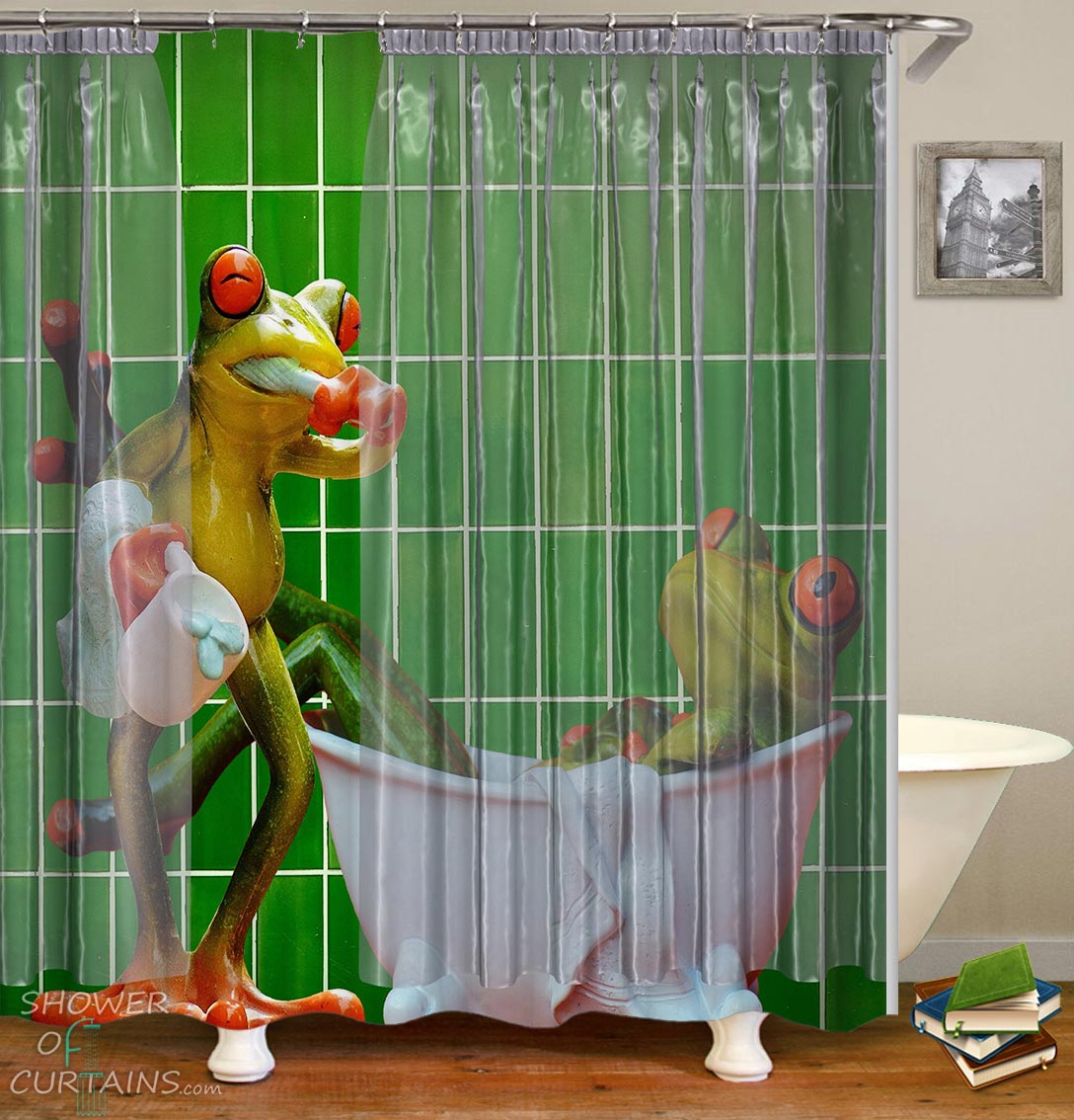 Funny Shower Curtain Shower of Curtains