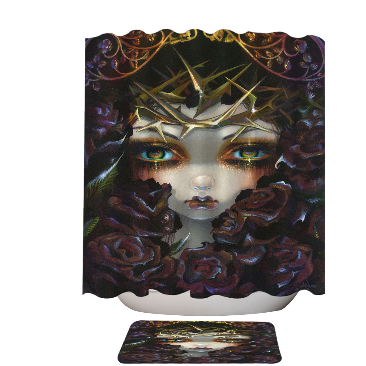 Gothic Shower Curtain | Shower Curtains – Shower of Curtains