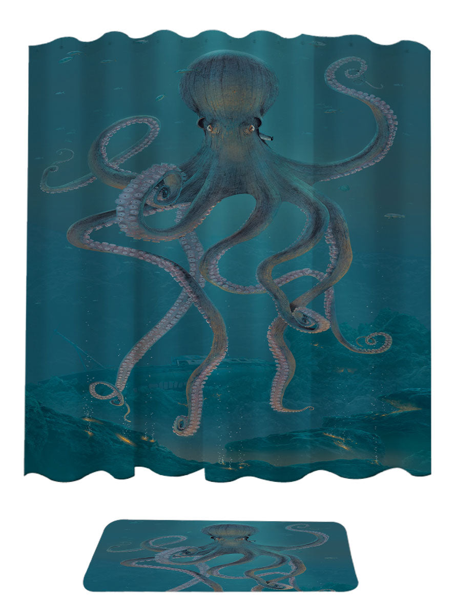 Octopus Shower Curtain Collection | Shower of Curtains