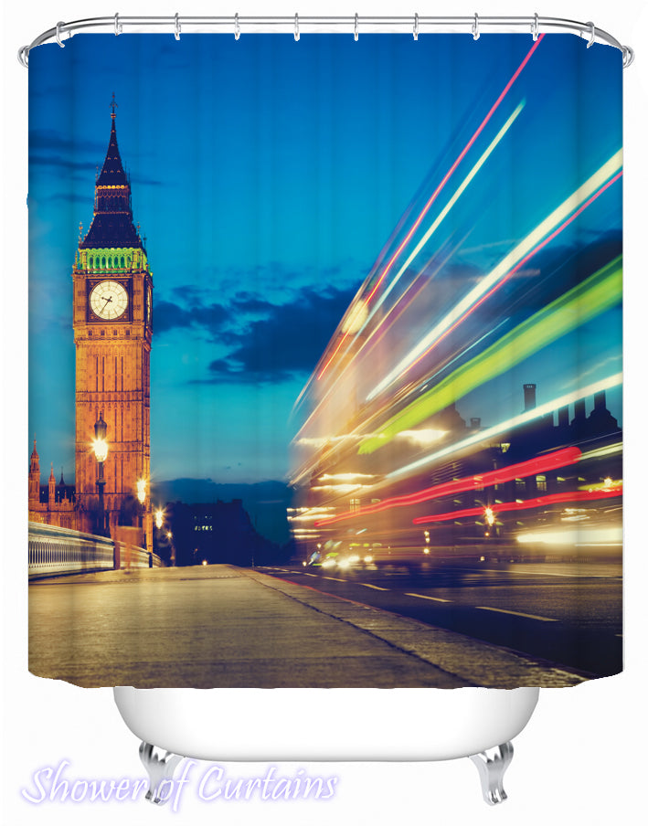 London shower curtain - Big Ben