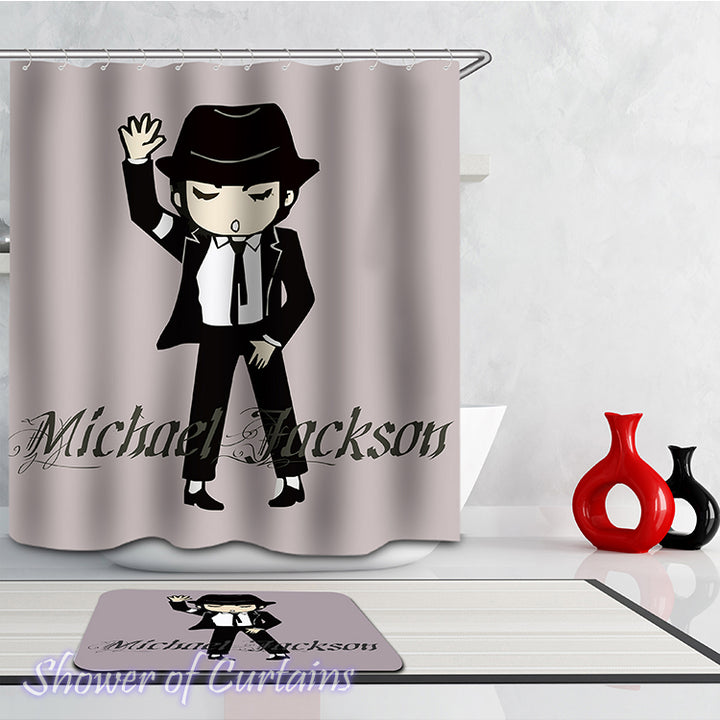 Michael Jackson Shower Curtain