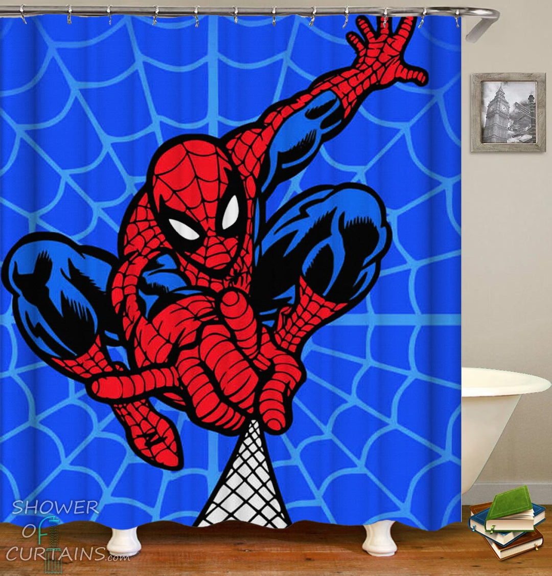 Spider-Man Shower Curtain