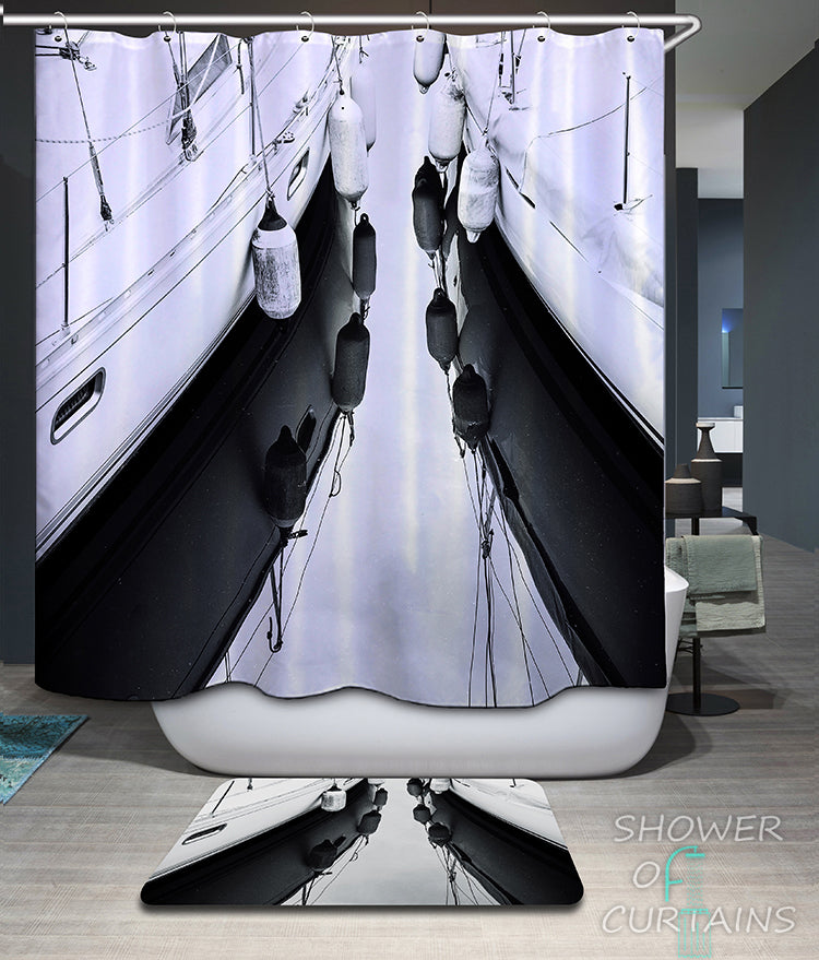 nautical shower curtains of Yachts' Fenders