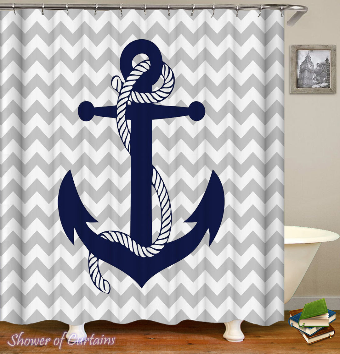 Anchor Shower Curtain blog logo