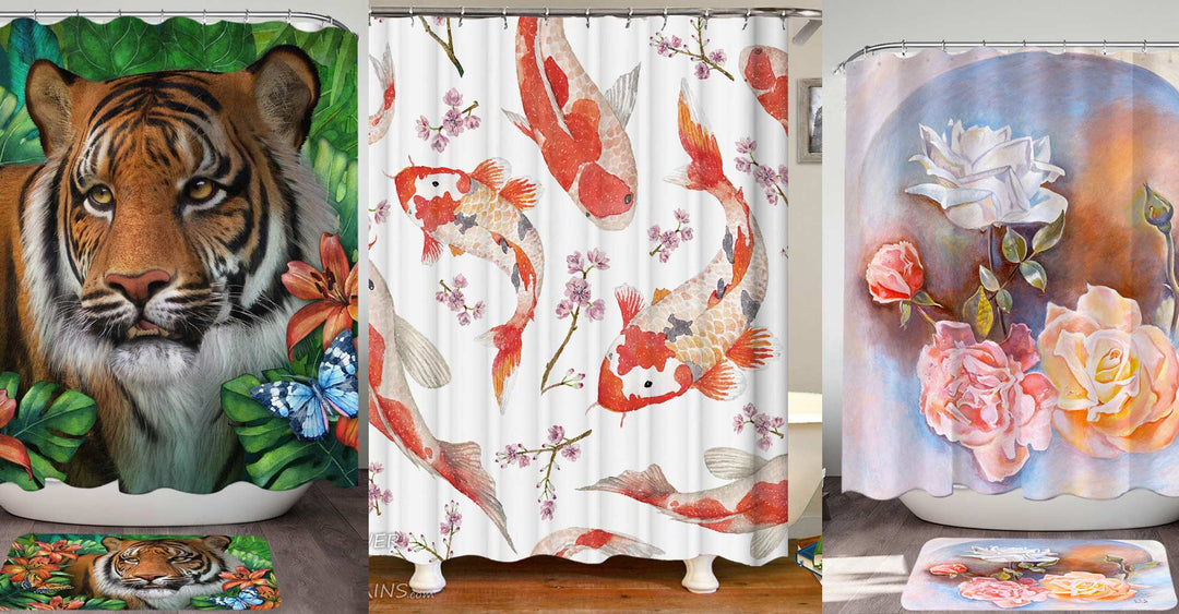 Beautiful Unique Shower Curtains