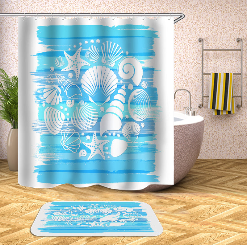 Blue Shower Curtain Blog Logo