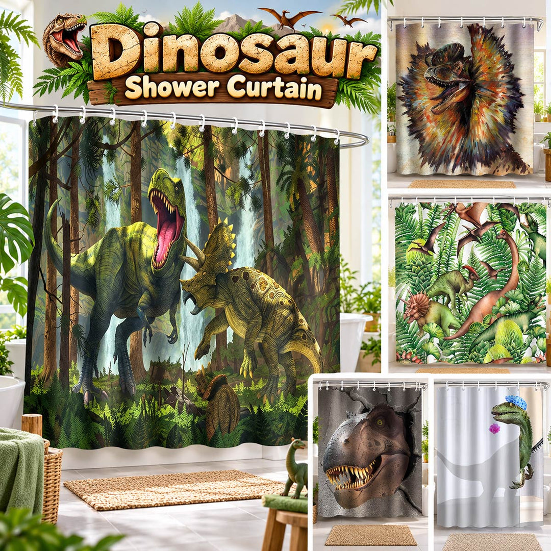 Dinosaur Shower Curtain