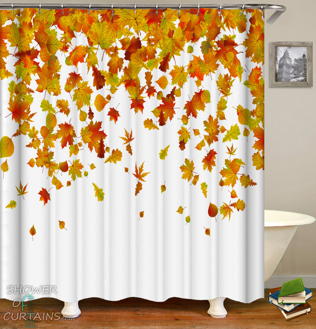 Fall Shower Curtains