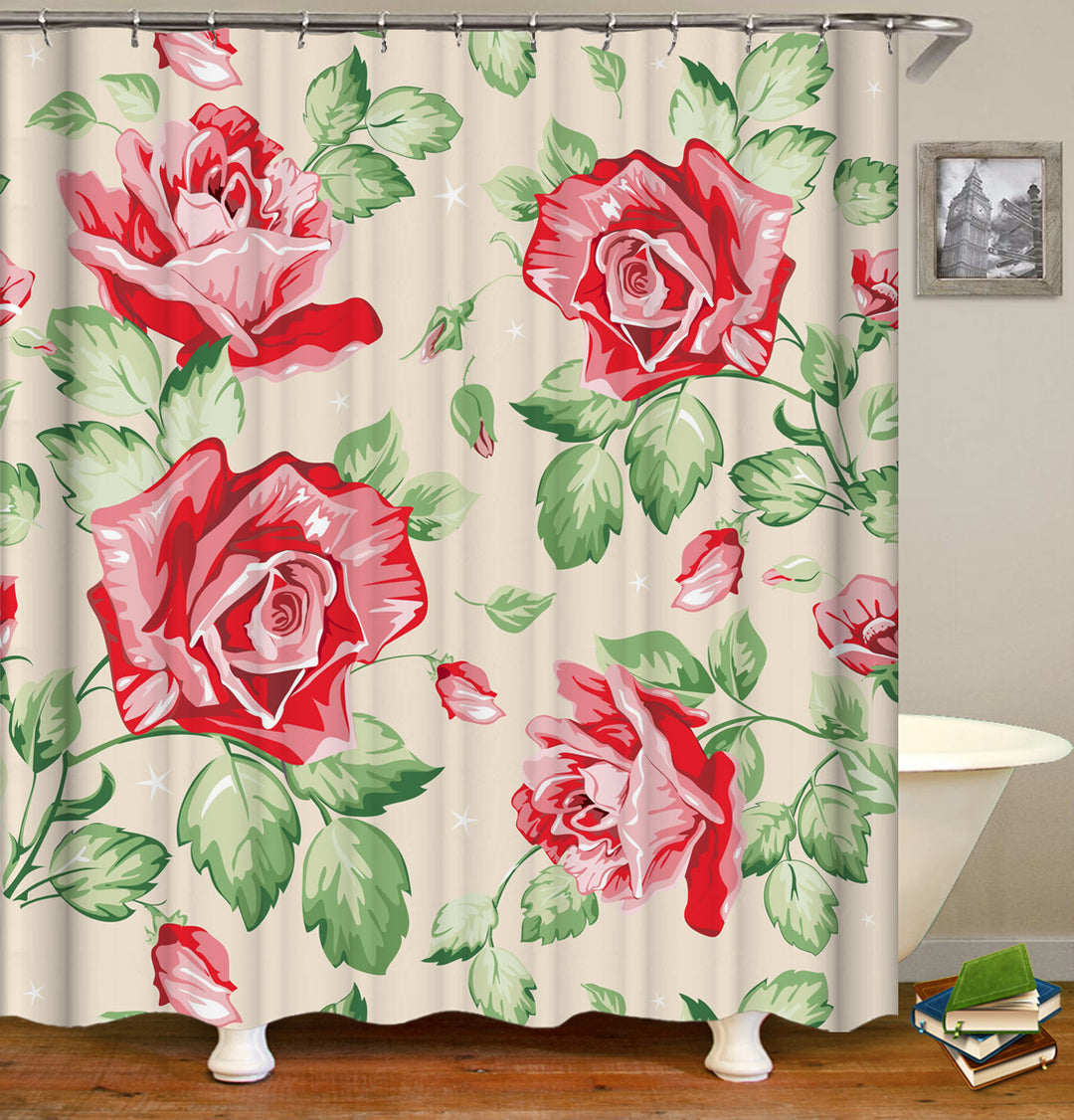 Floral Showr Curtain Logo