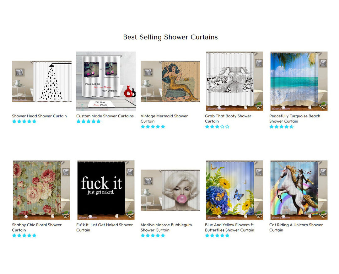 Popular Shower Curtains