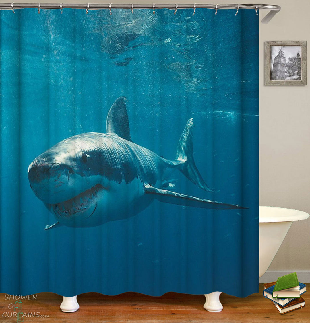 Shark Shower Curtains