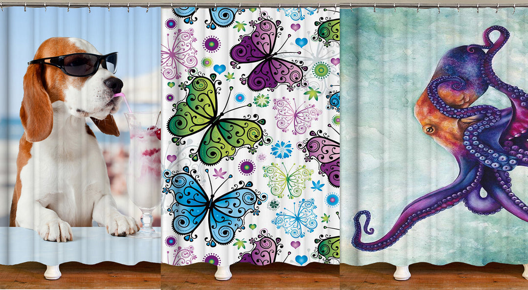 Shower Curtains – Animal Themed
