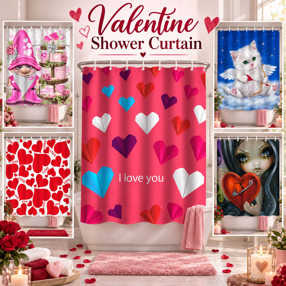 Valentine Shower Curtain