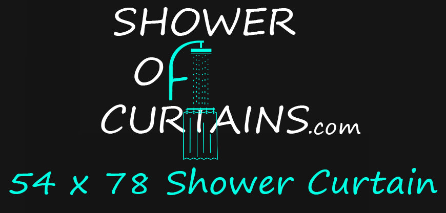 54x78 Shower Curtain Of Curtains