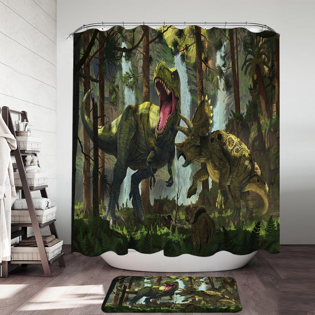 Dinosaur Shower Curtain
