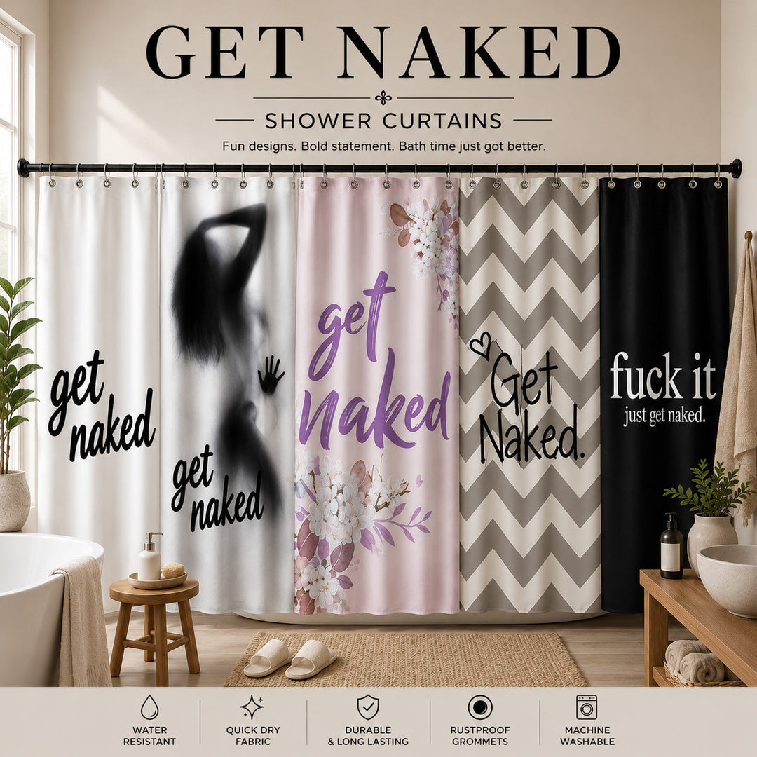 Get Naked Shower Curtain
