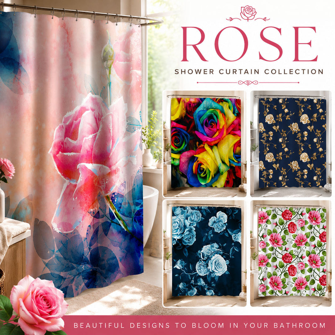 Rose Shower Curtain