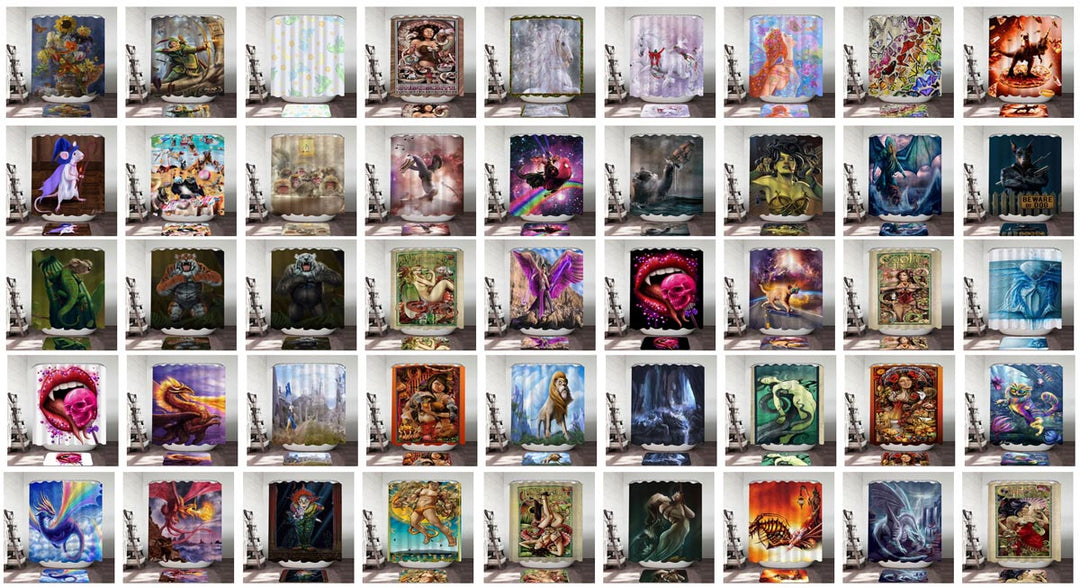 Shower Curtains Collection By TL Artists