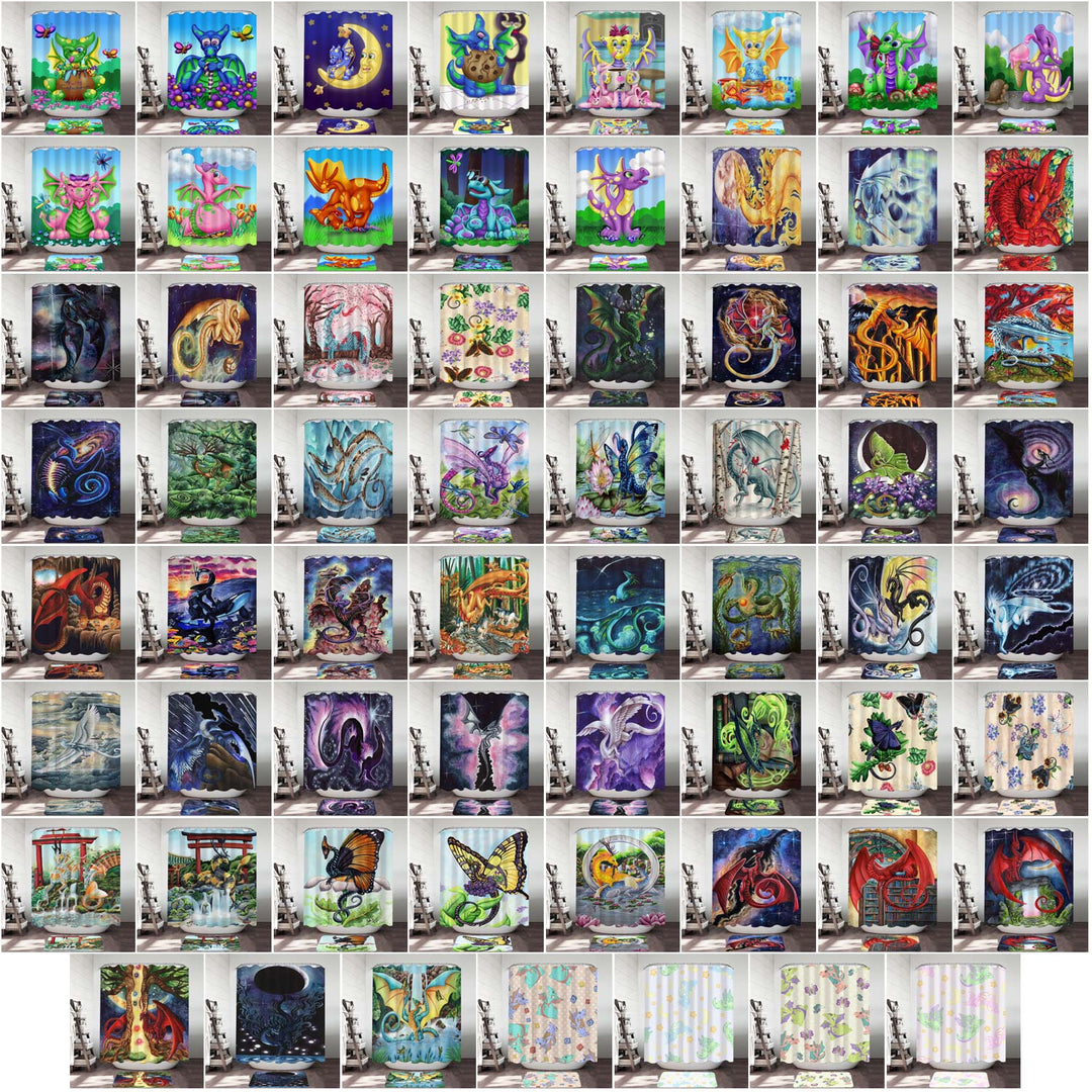 Shower Curtains by Carla Morrow