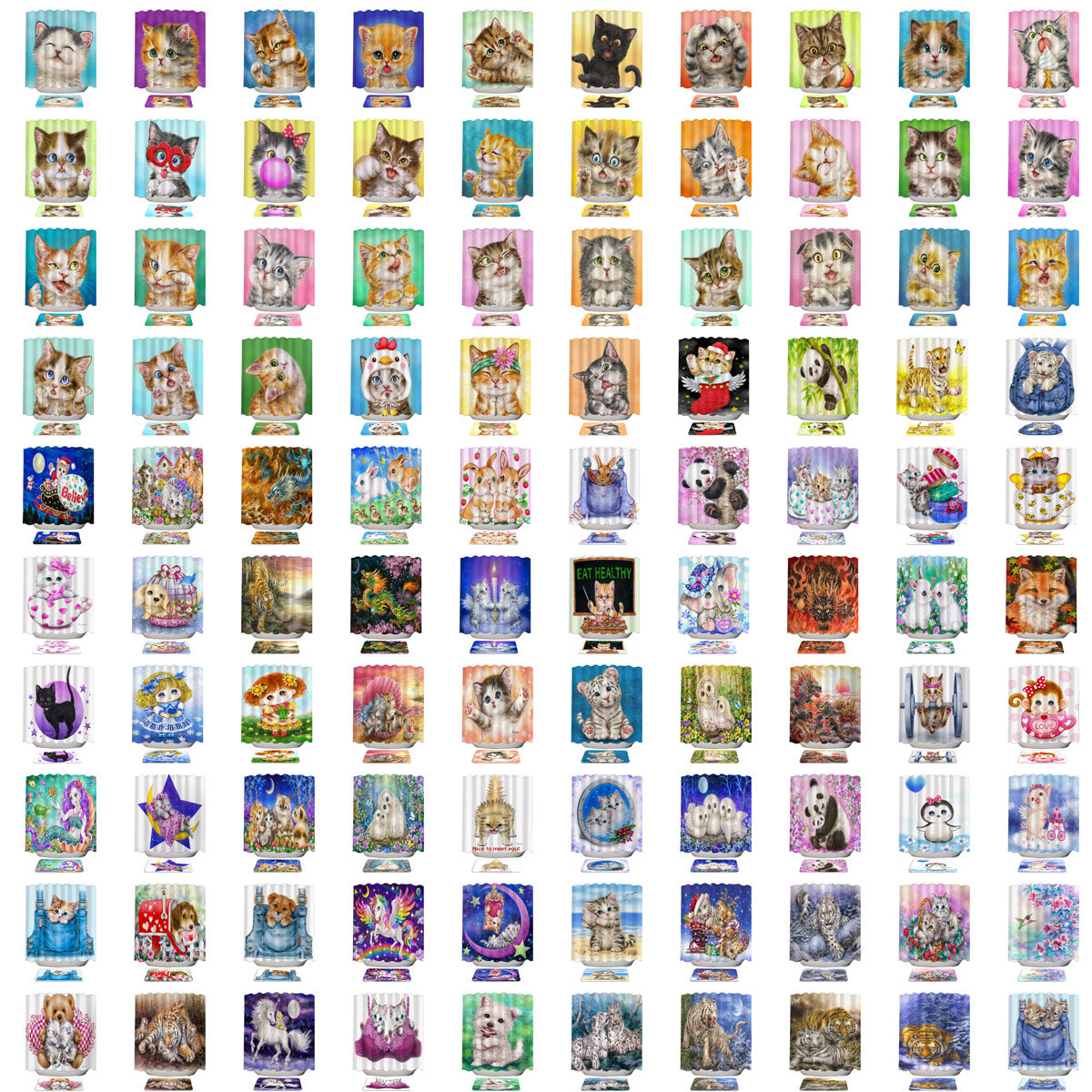 Shower Curtains by Kayomi Harai – Shower of Curtains