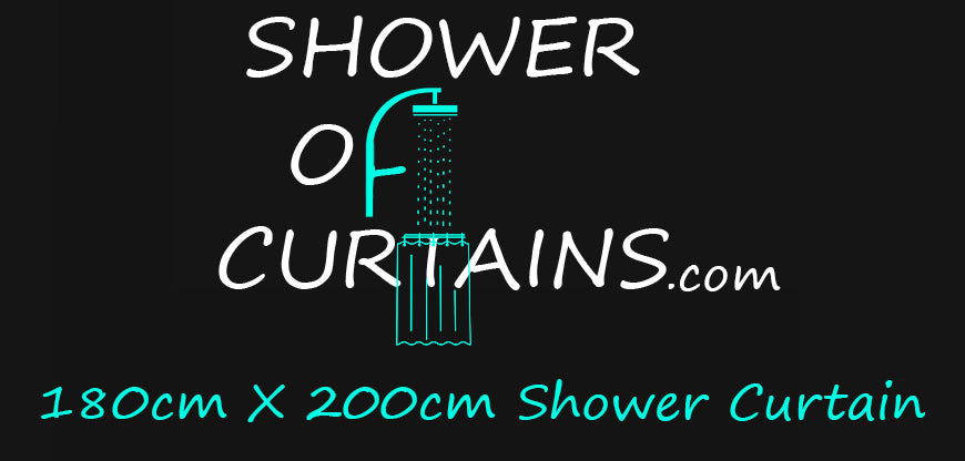 Shower curtains 180x200