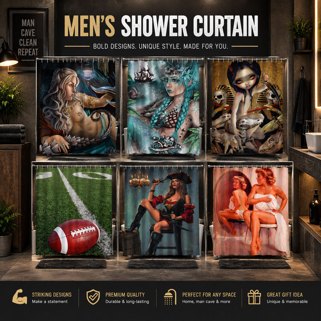 Men's Shower Curtain