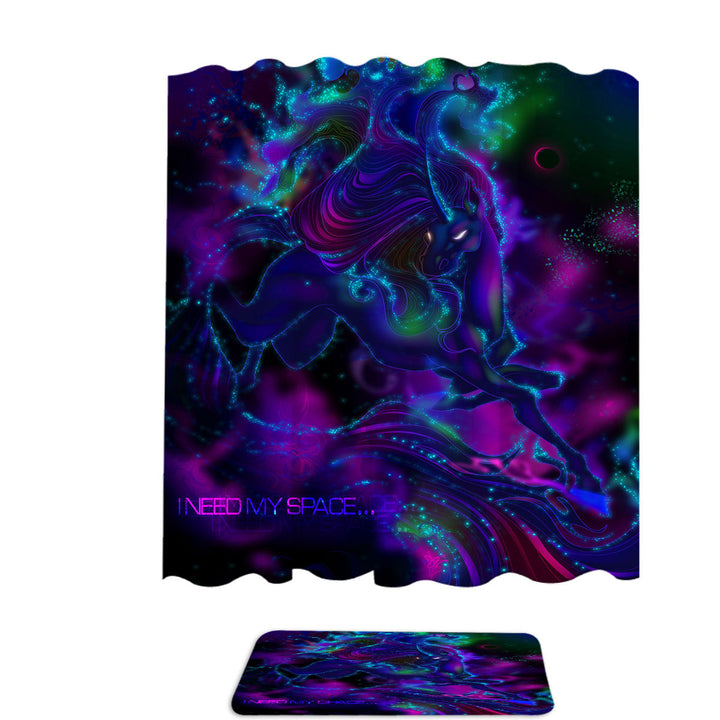 Best place to buy Shower CurtainsPurplish Unicorn Quote I Need My Space Rudicorn