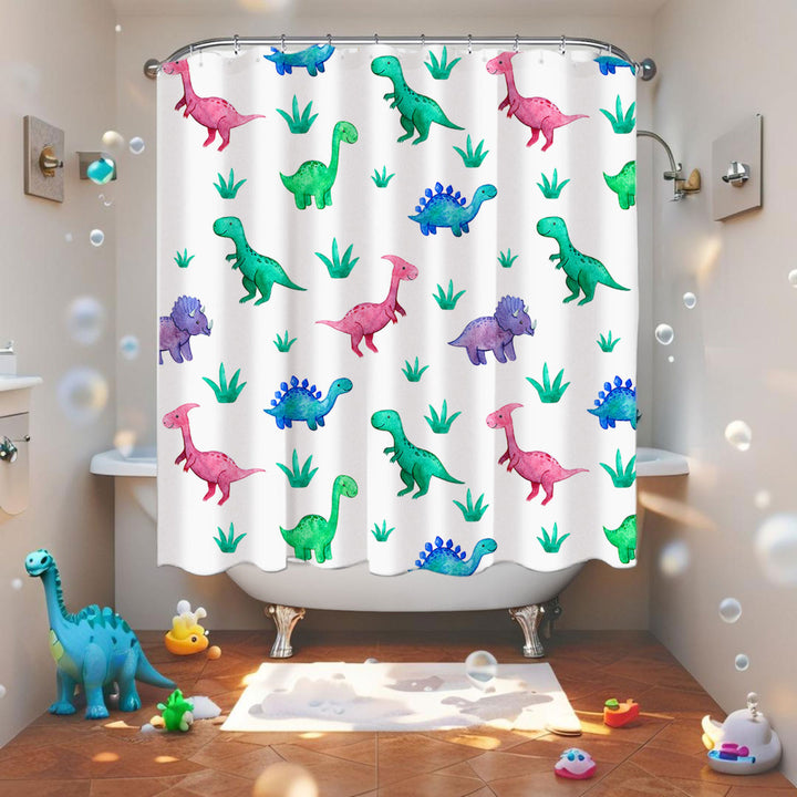 Shower Curtain Dinosaur