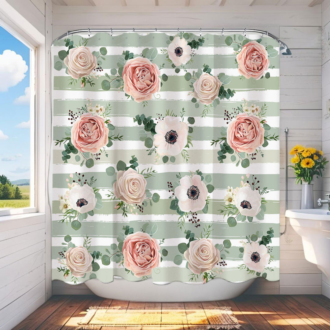Shower Curtain Flowers
