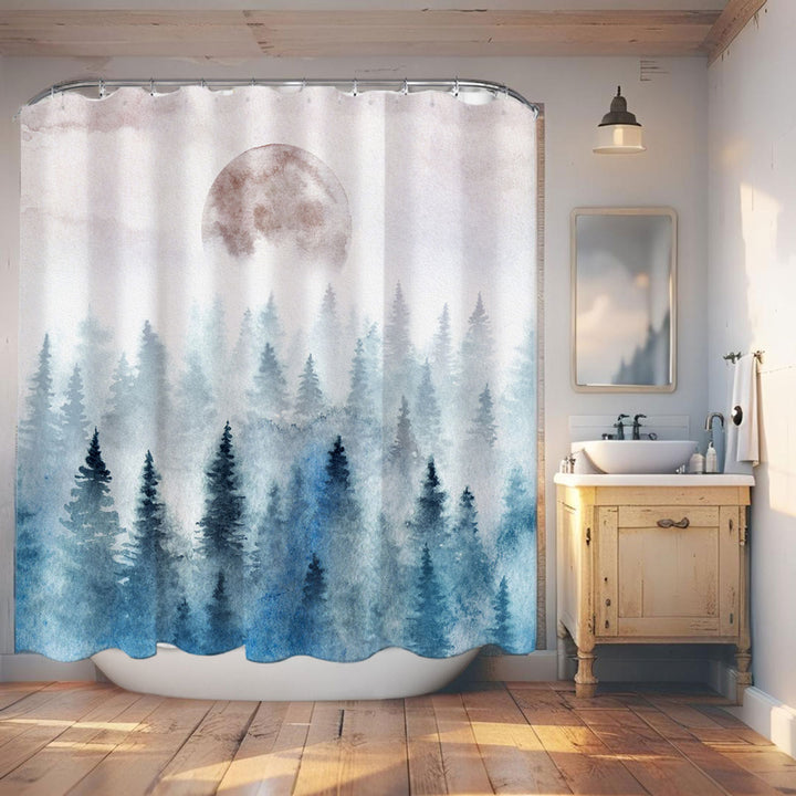 Shower Curtain Forest