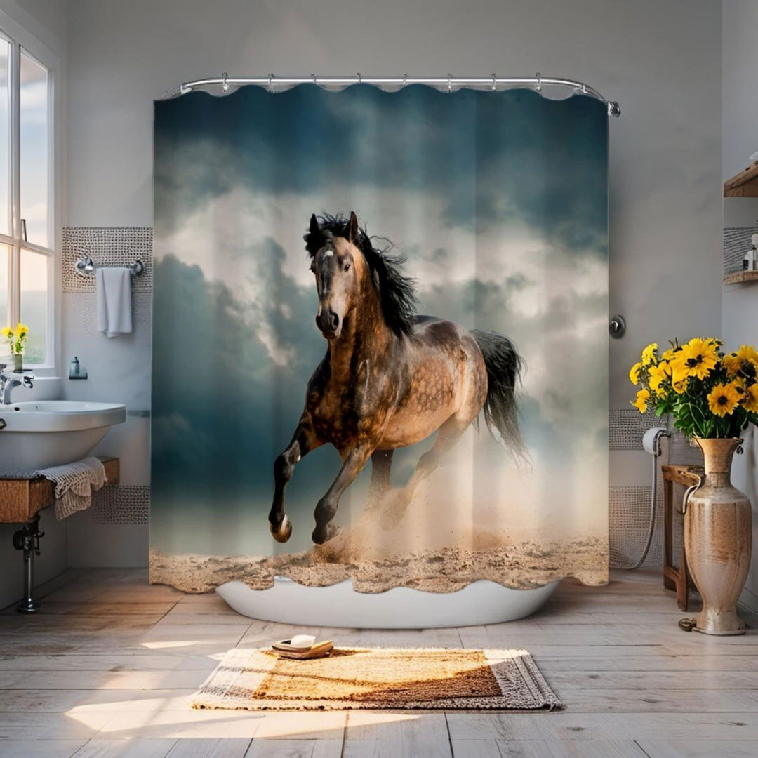 Shower Curtain Horse