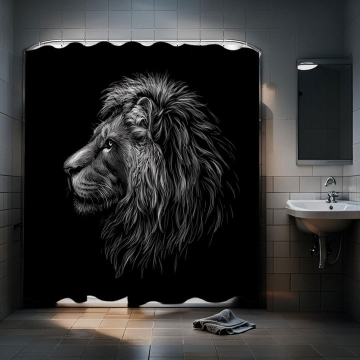 Shower Curtain Lion