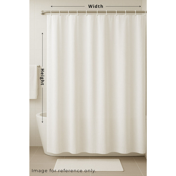 Shower Curtain Sample Width by Height Shower of Curtains