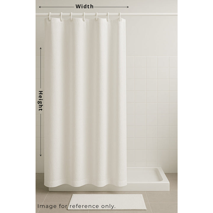 Stall Shower Curtain Sample Width by Height Shower of Curtains