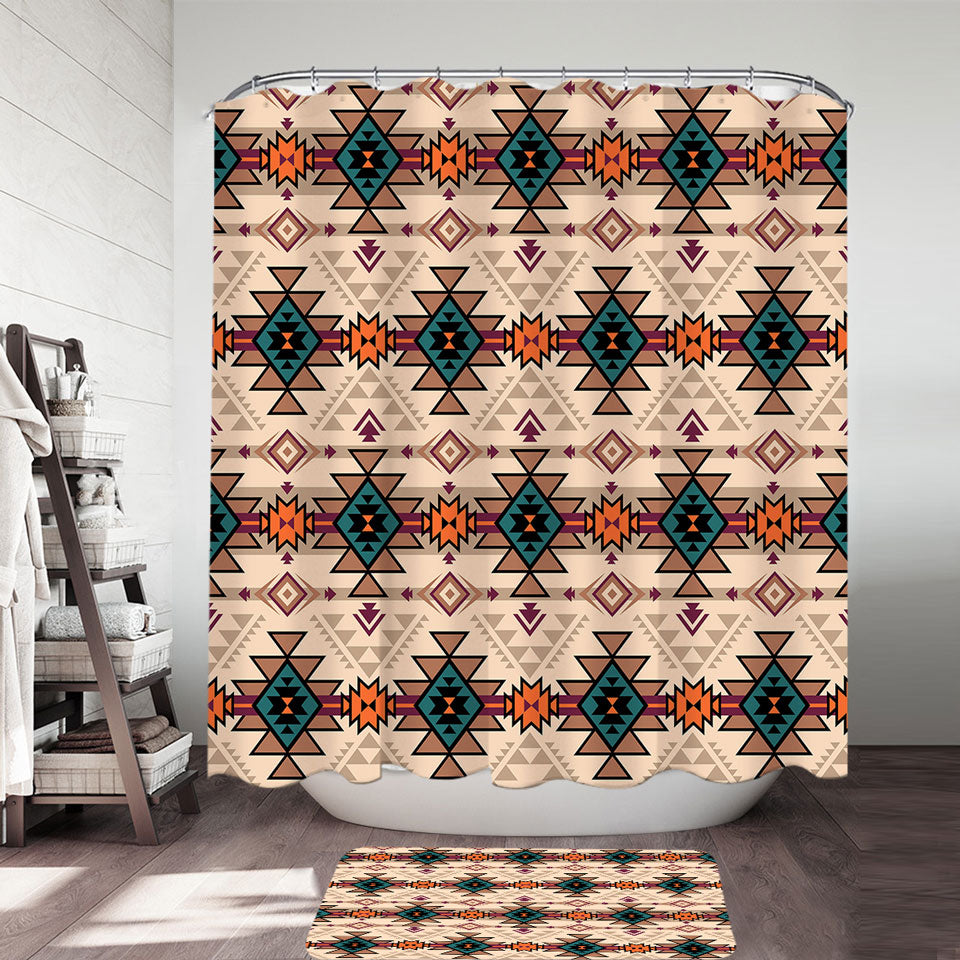 Ancient Aztec Shower Curtain