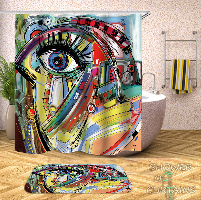 Art Shower Curtains of Art Painting Picasso