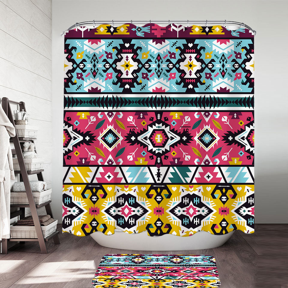 Aztec Unique Shower Curtains