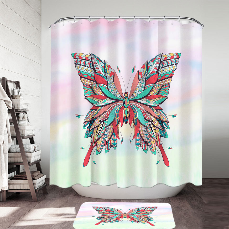 Butterfly Shower Curtain