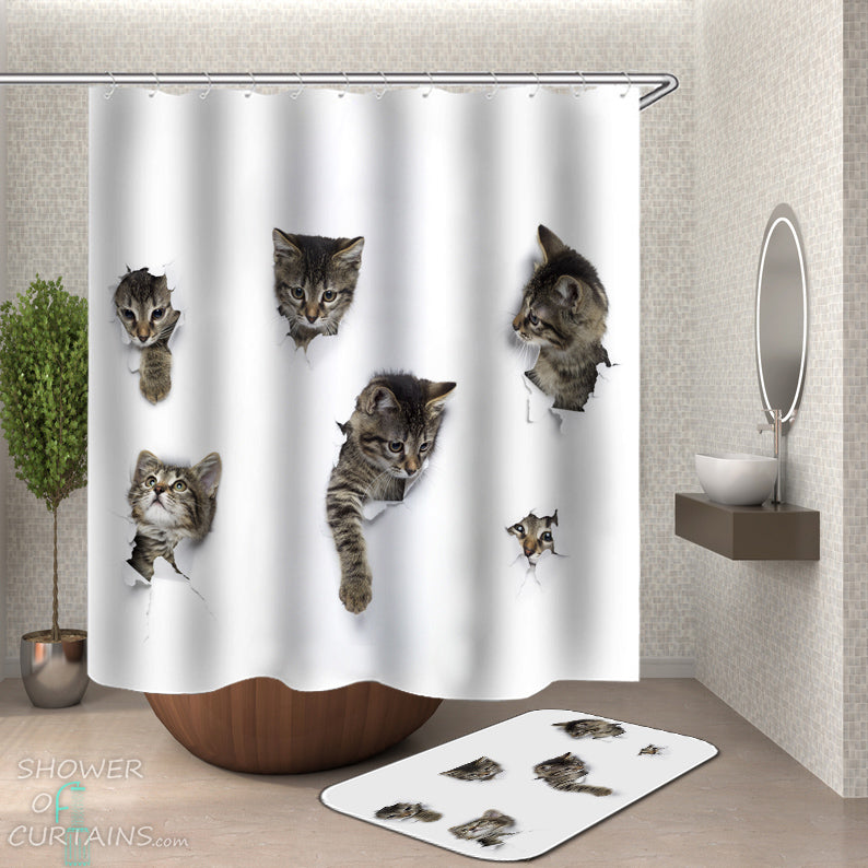 Cat Shower Curtain