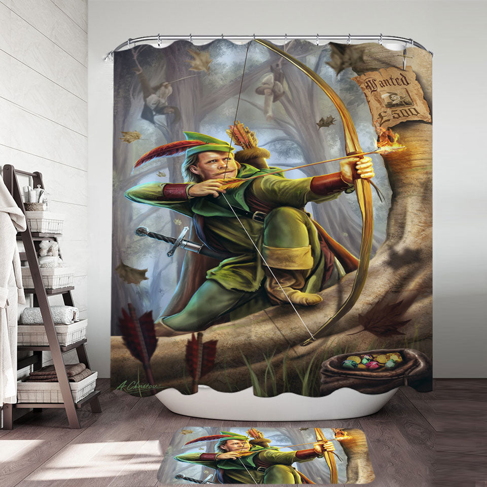 Childhood Hero Shower Curtains for Kids