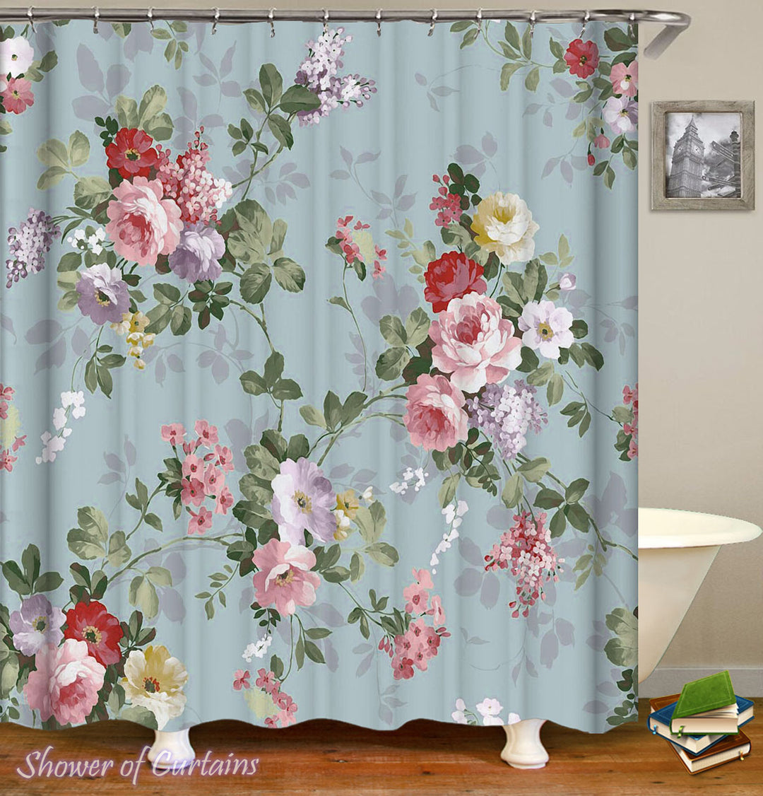 Shower Curtain of Classic Floristry theme