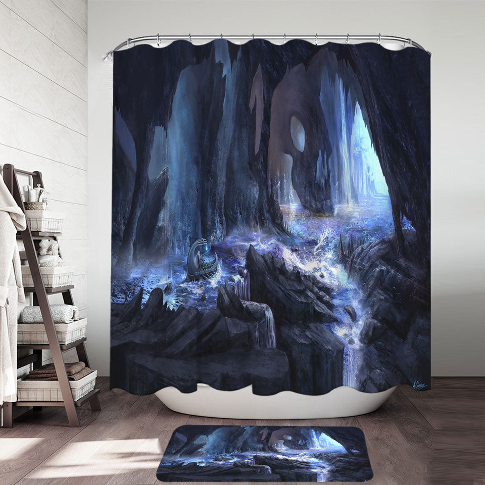 Cool Art Magical River Shower Curtain