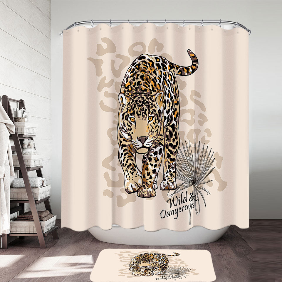 Cool Cheetah Shower Curtain