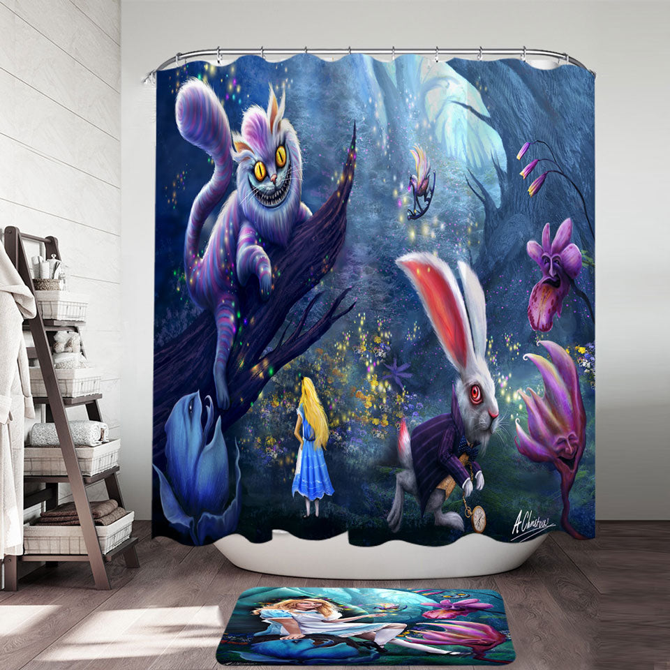 Cool Shower Curtains Fairy Tale Wonderland