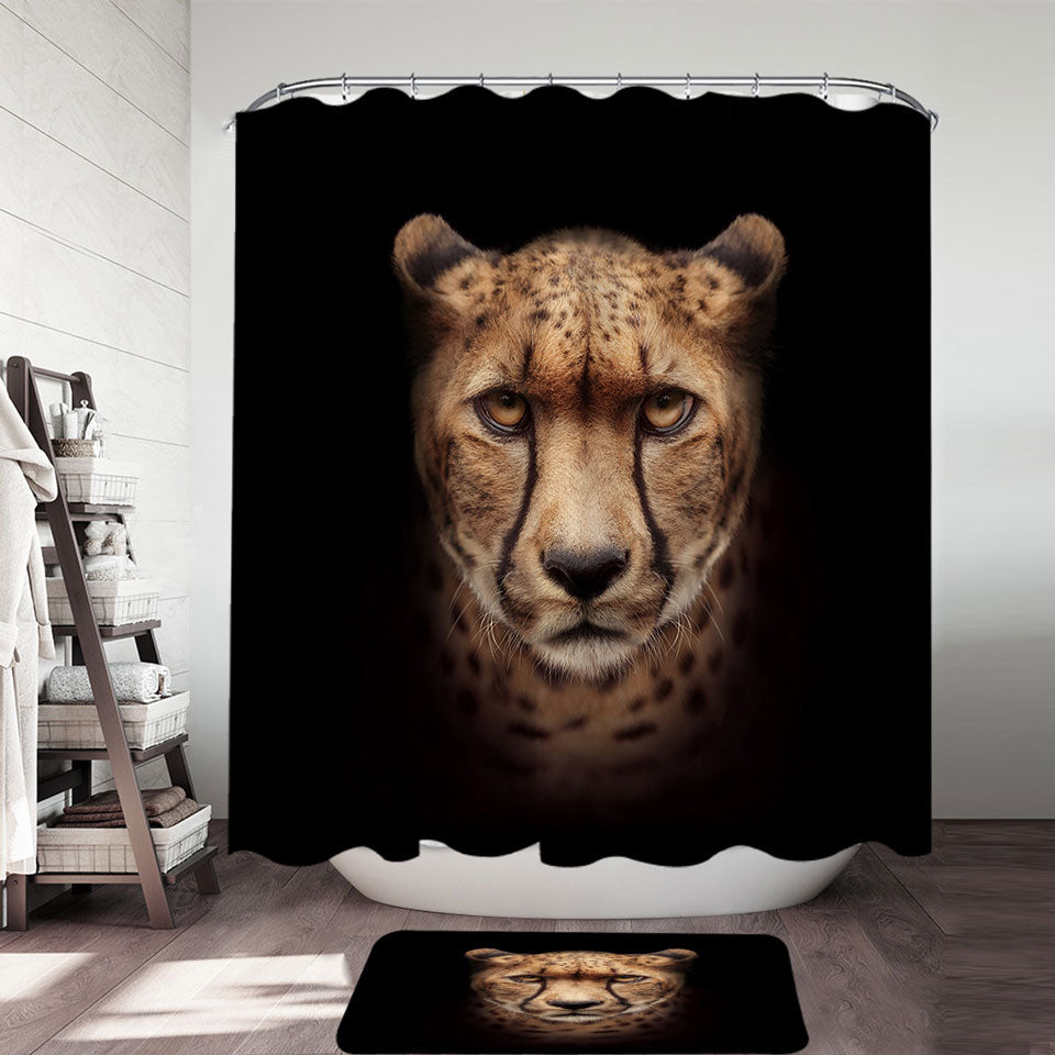 Cool and Fascinating Cheetah Shower Curtains