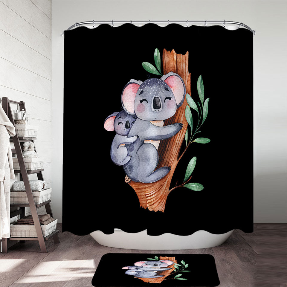 Cute Koalas Shower Curtain