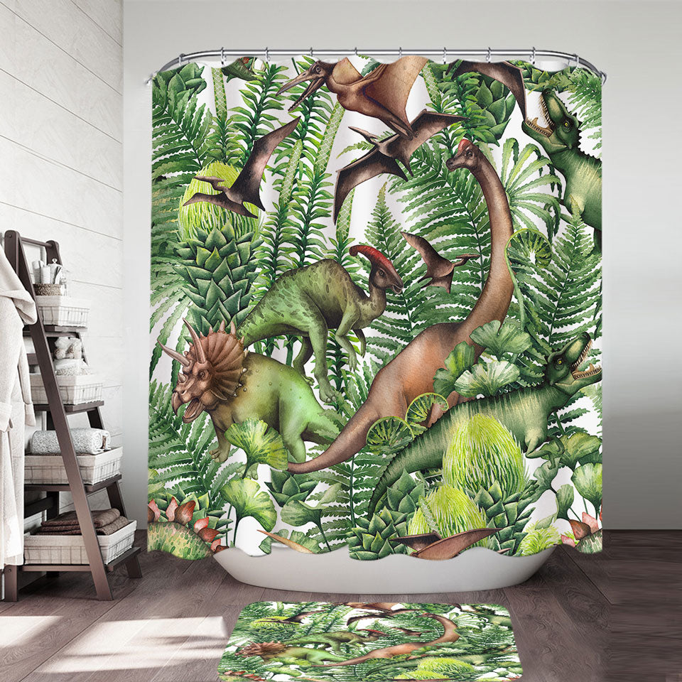 Dinosaurs Shower Curtain