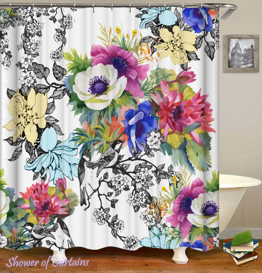 Black And White Shower Curtain Collection | Shower of Curtains