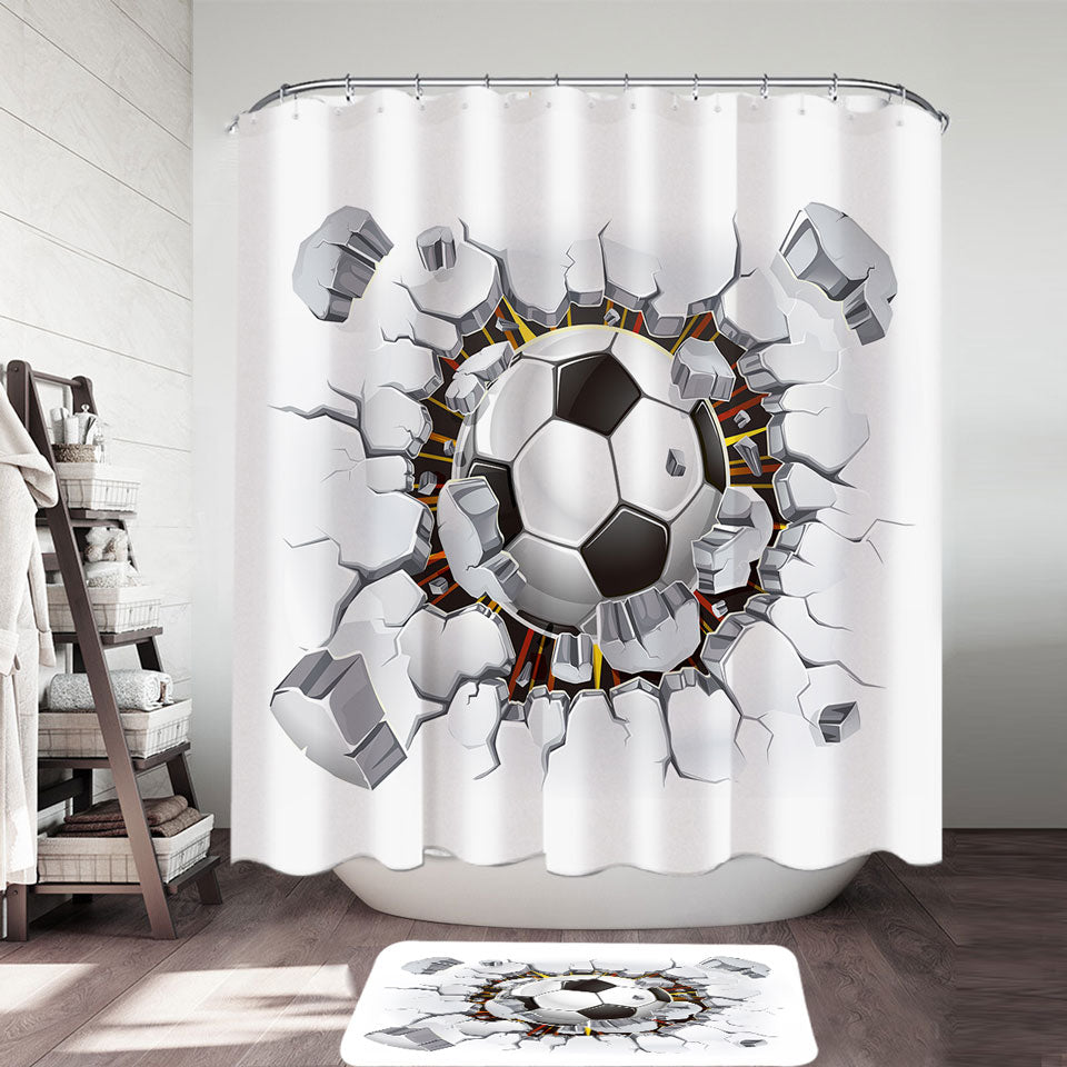 Football Shower Curtain