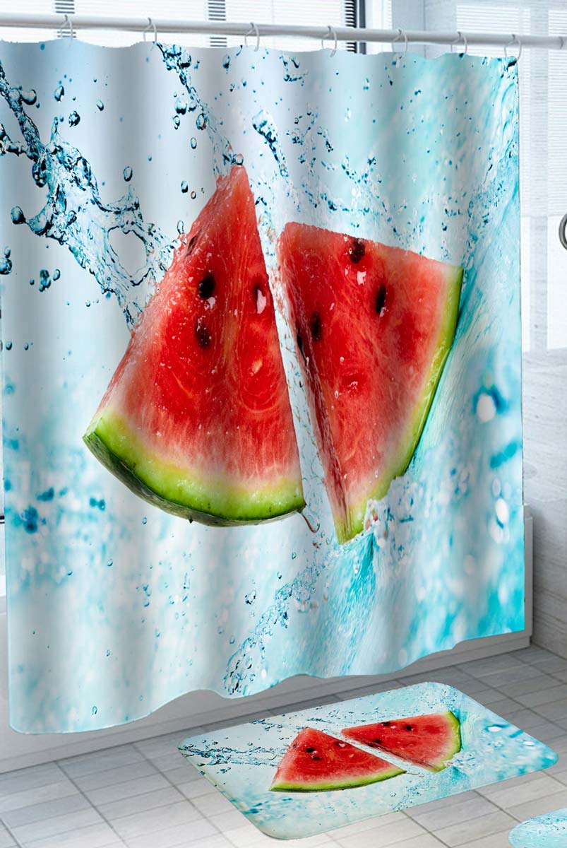 Fresh Watermelon Shower Curtain